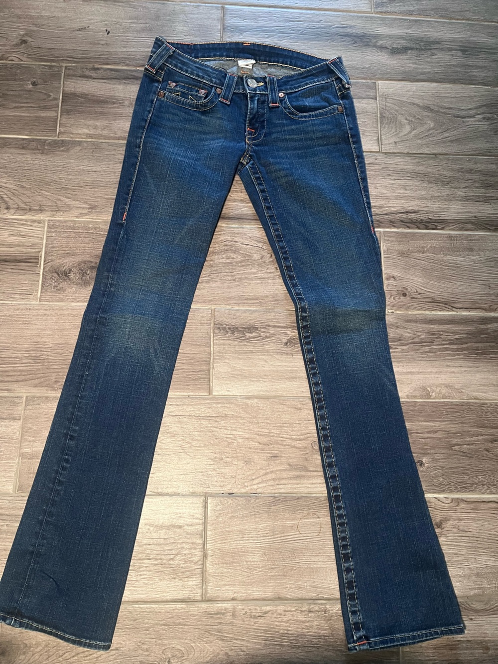True Religion Johnny Low Rise Bootcut Jeans Size:27